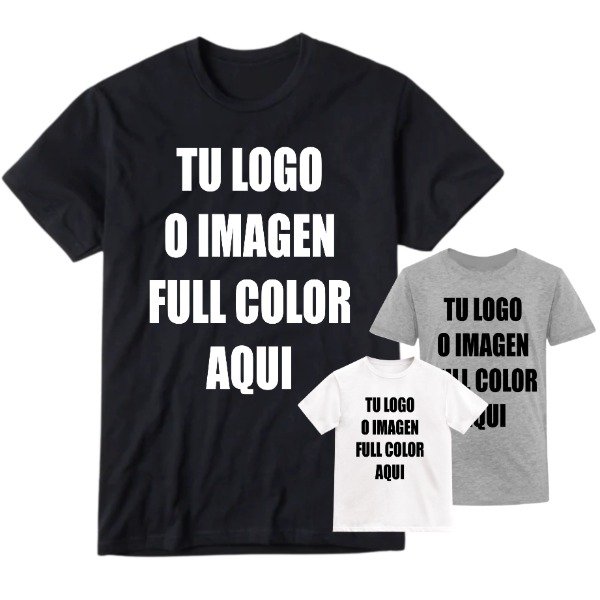 Producto - Remera de Algodón Personalizada  Estampada Vinilo o DTF