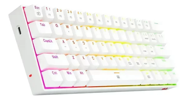 Producto - Redragon Dragonborn K630w Teclado Mecánico Red Switch Blanco