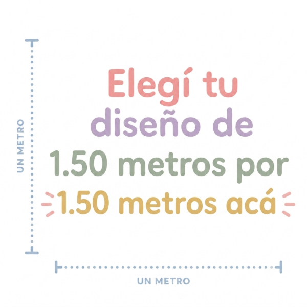 Producto - Telón a elección tamaño 1.5 por 1.5 mts