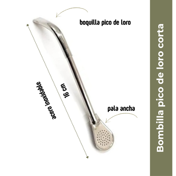 Producto - Bombilla Pico de Loro corta