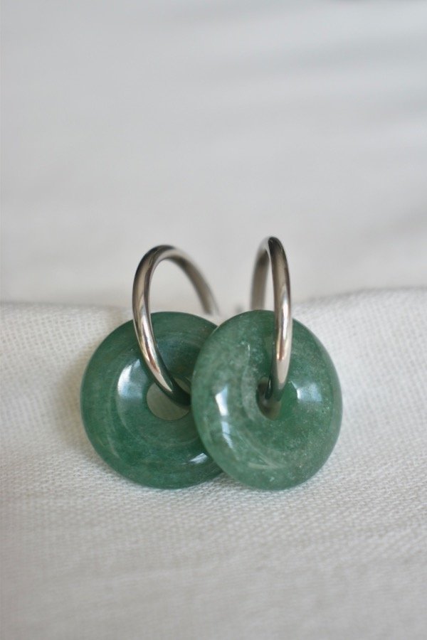 Producto - Aros Donna Cuarzo verde