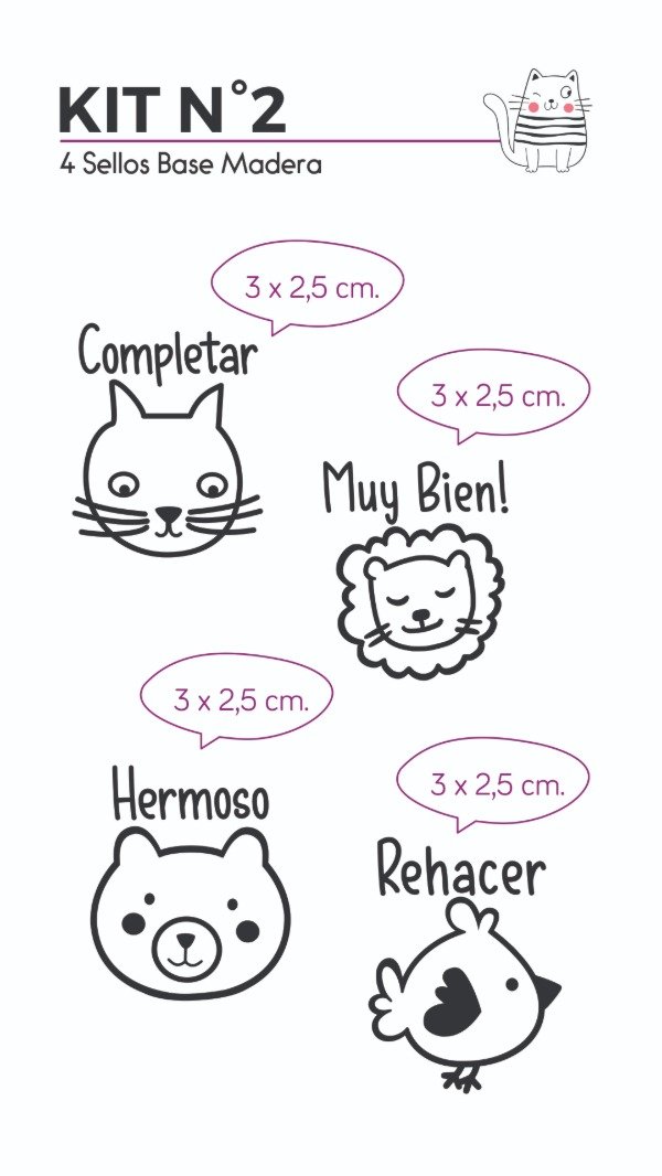 Producto - Sellos Kit 2 Docente