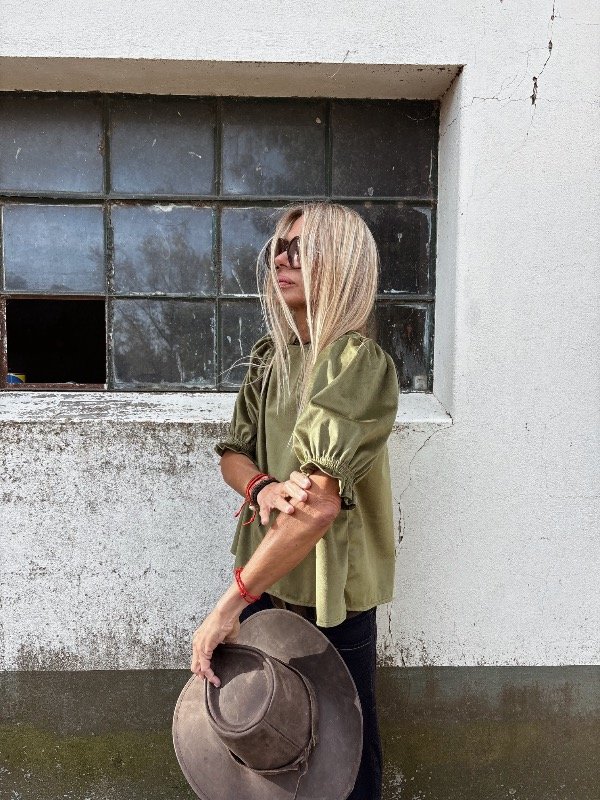 Producto - Camisa Roma verde malva