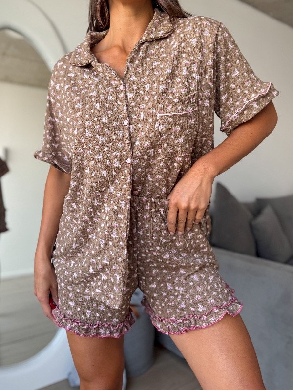 Producto - Camisero SARA chocolate