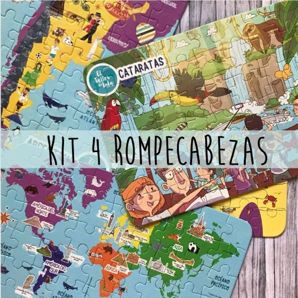 Producto - KIT 4 ROMPECABEZAS