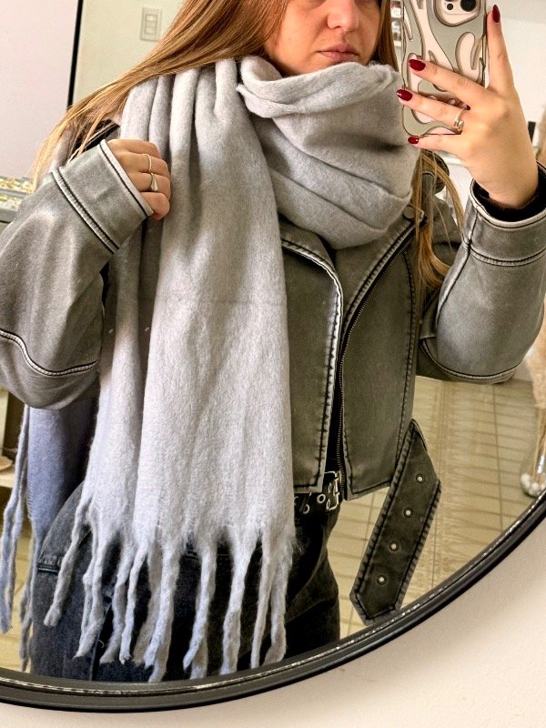 Producto - Bufandón gris