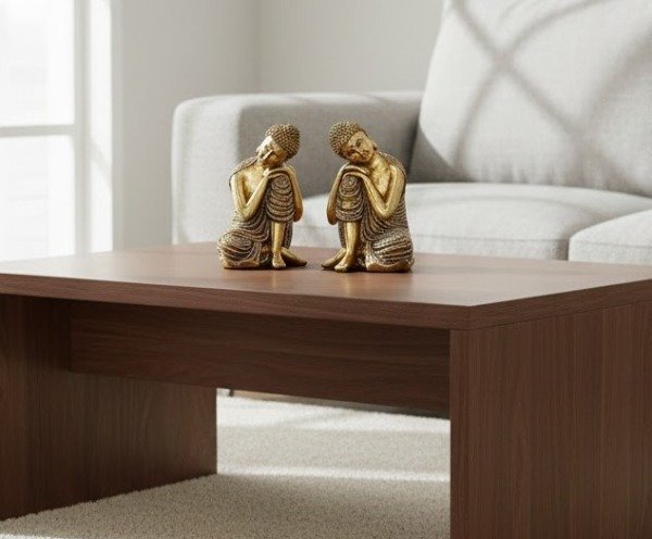 Producto - Buda De Poliresina Set x 2 Alto 17 cm