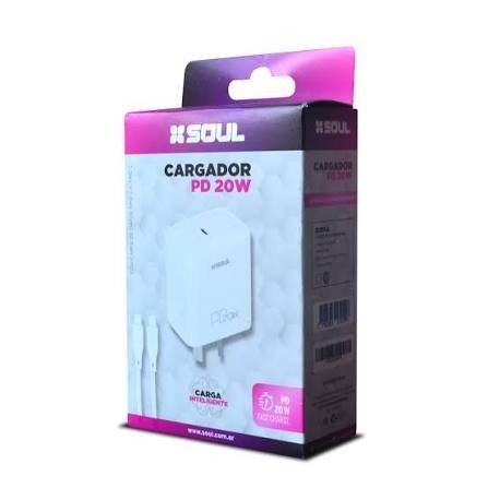 Producto - CARGADOR SOUL 20W PDC CON CABLE C/C - 1