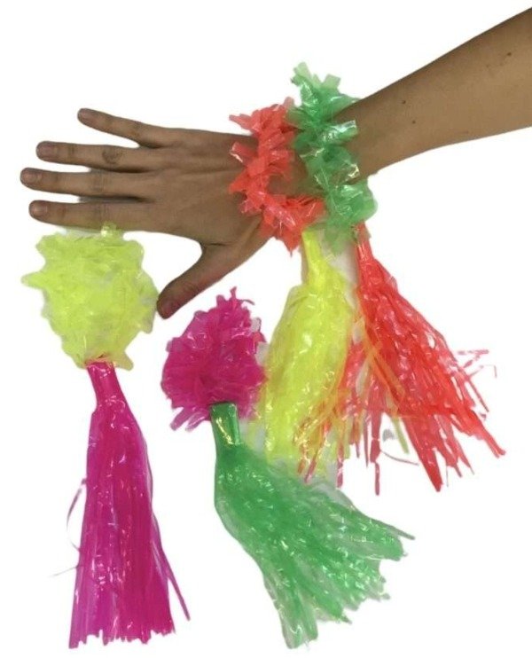 Producto - Pulsera hawaiana fluo x10 u.