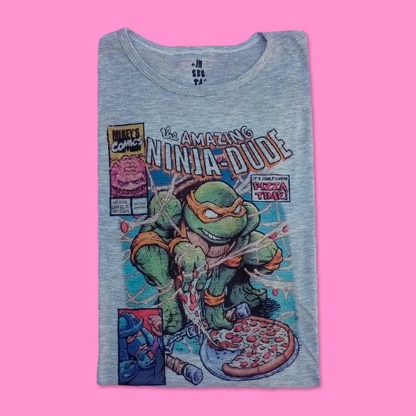 Producto - Remera Unisex Tortugas Ninjas - Talle L