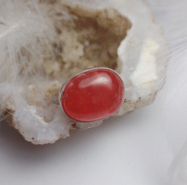 Producto - Anillo rodocrosita calidad Ortiz Nro 16