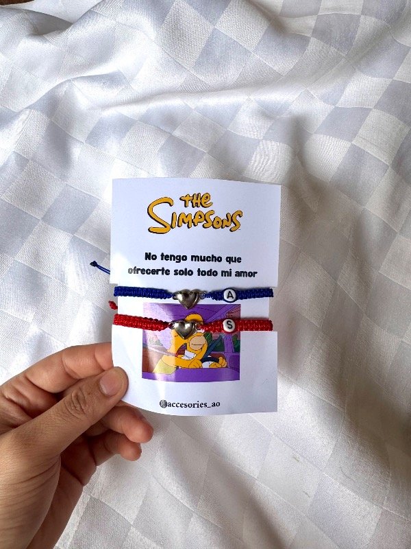Producto - Pulseras de Homero y Marge