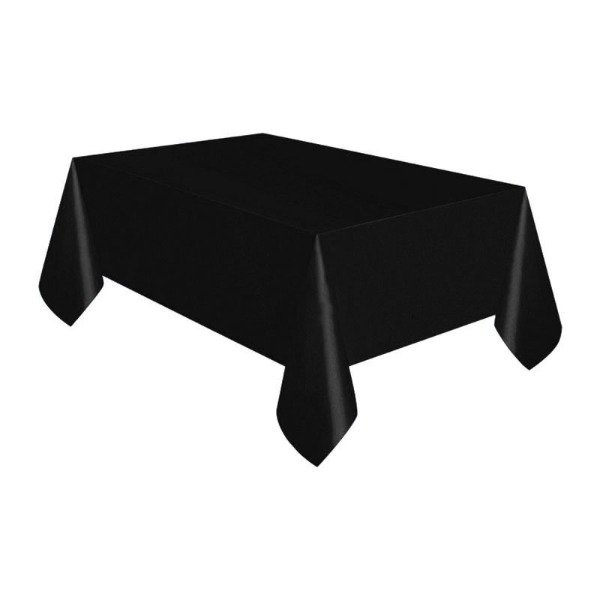 Producto - Mantel plastico largo 1,80x1,20cm color negro