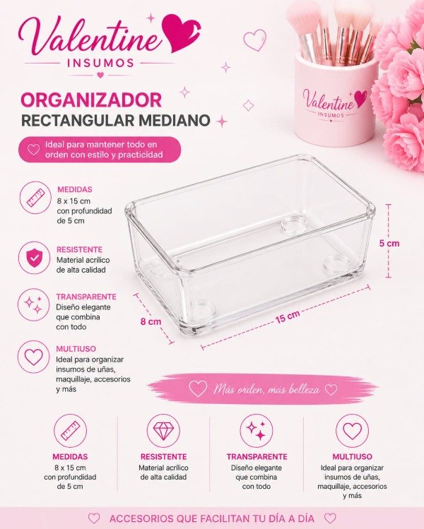 Producto - ORGANIZADOR RECTANGULO MEDIANO