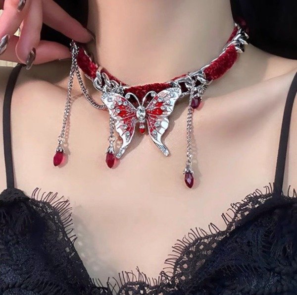 Producto - Chocker Velvet Butterfly