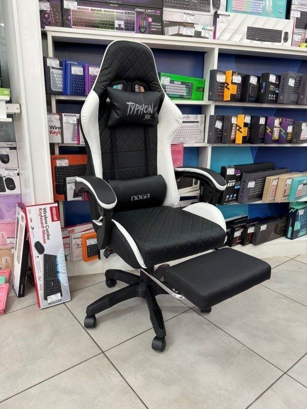 Producto - Silla Gamer Con Apoya Pies Noga TYPHON BK - 4