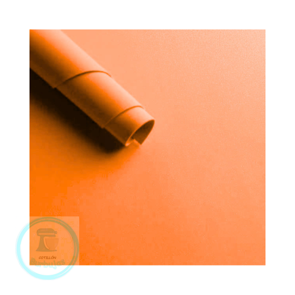 Producto - Goma Eva Lisa Naranja x1