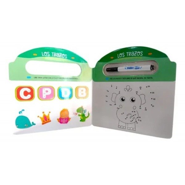 Producto - Libro Infantil de Actividades Reutilizable  - Los Trazos - 1