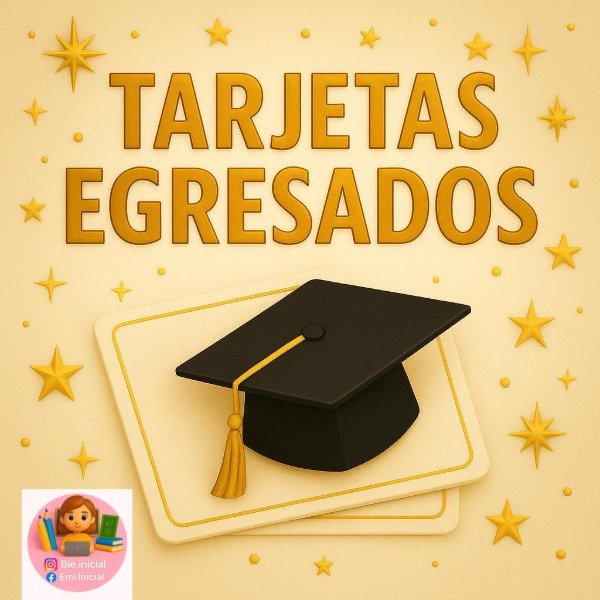 Producto - "TARJETAS DE EGRESADOS  SALA DE 5 AÑOS"