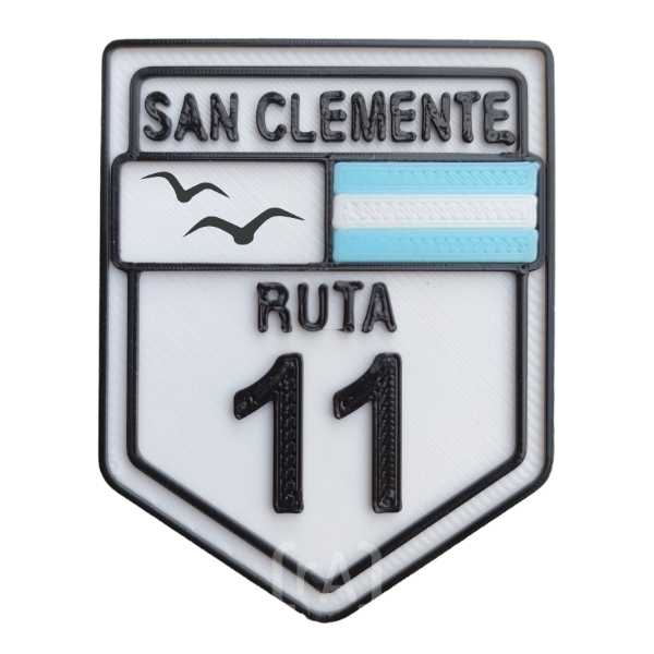 Producto - Iman Ruta 11 Gaviota San Clemente Blanco