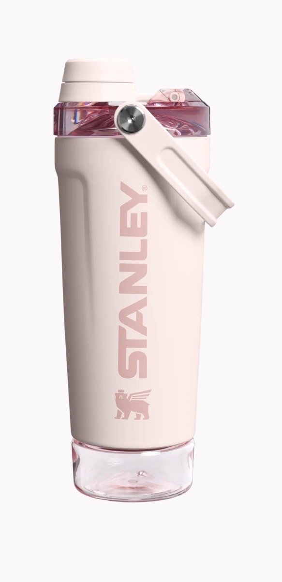 Producto - Vaso  Shaker  Activate 591ml Antiderrame ROSA QUARZO