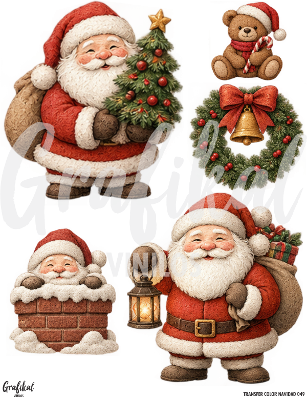 Producto - Transfer Color Navidad 049
