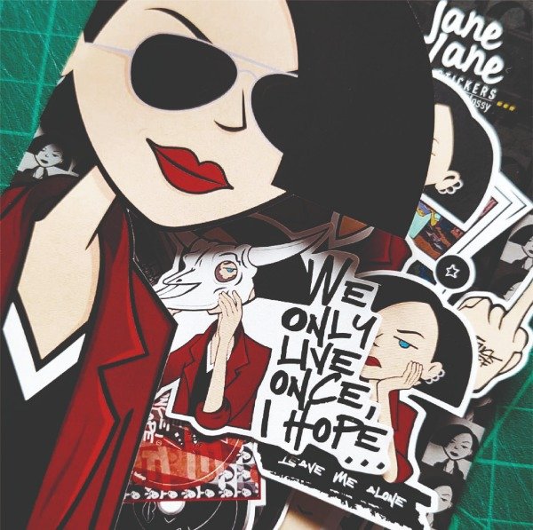 Producto - Jane Lane - Sticker Pack