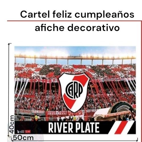 Producto - Cartel River plate 50 x 40 aprox