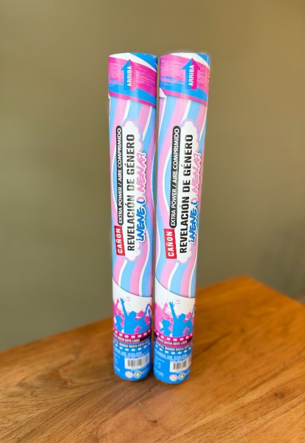 Producto - Cañón lanza papelitos revelación de género - 1