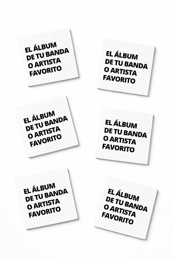 Producto - SET de Posavasos Personalizados (x 6 unidades)