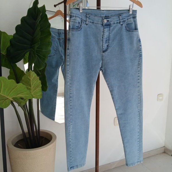 Producto - 51 - JEAN MUJER ELASTIZADO CELESTE