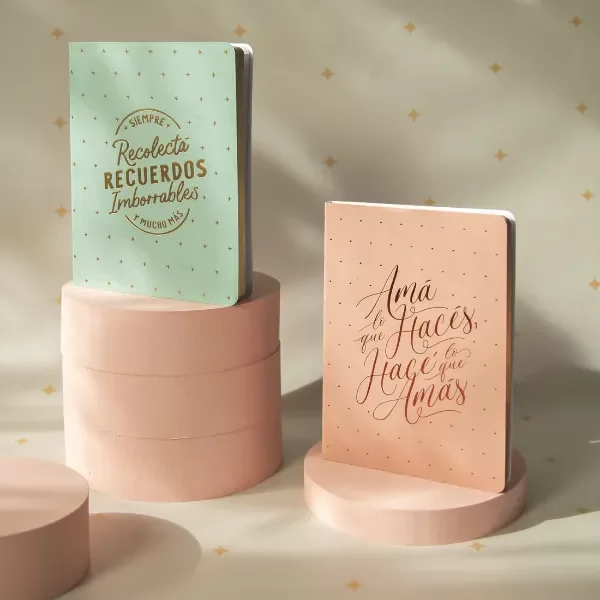 Producto - Cuaderno con lomo cuero ecologico a5!