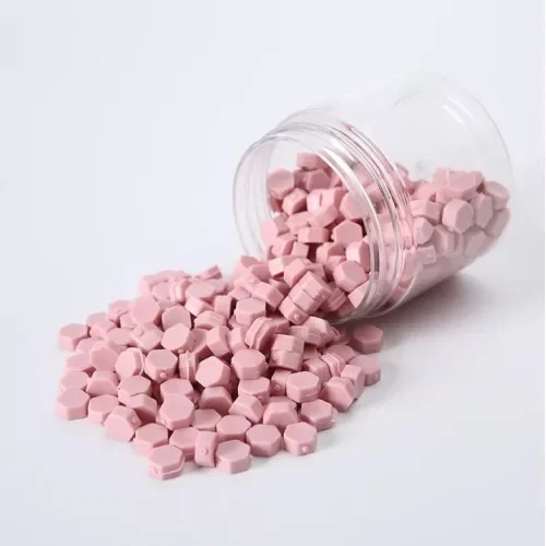 Producto - Lacre en perlas Rosa Pastel