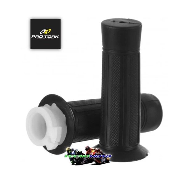 Producto - PUÑO GOMA HONDA 100 BIZ -NEGRO C/TUBO   [PROTORK] -48967