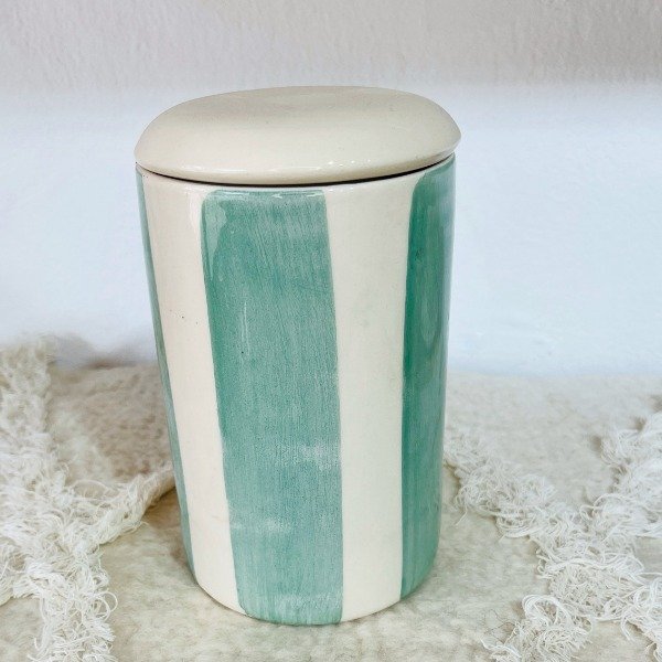 Producto - Tarro Rayas verdes