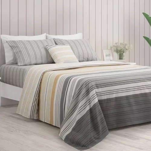 Producto - JUEGO DE SABANAS ESTUDIO 2 1/2 144HILOS ALCOYANA