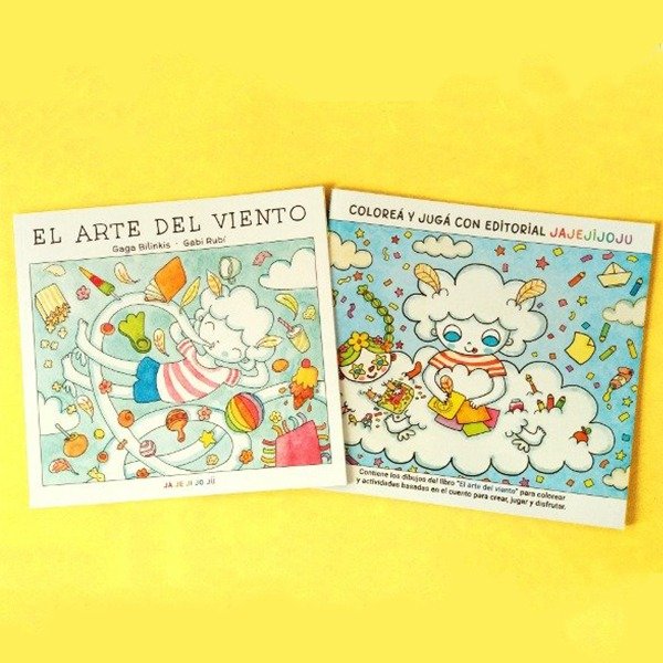 Producto - KIT EL ARTE DEL VIENTO + LIBRO PARA JUGAR Y COLOREAR