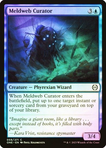 Producto - Meldweb Curator Foil  Phyrexia: All Will Be One