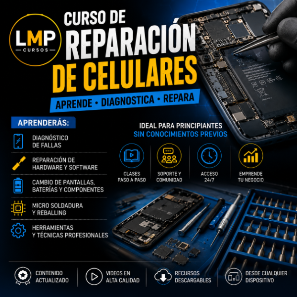 Producto - Curso Reparación de Celulares