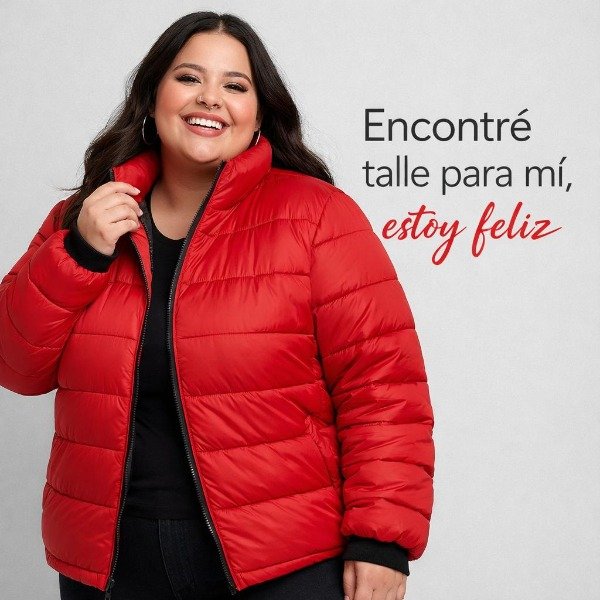 Producto - Campera Nacional.Roja Charolada talle 10 o Talle 6Xl