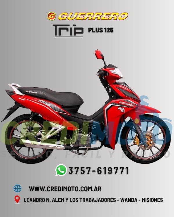 Producto - Guerrero Trip Plus 125
