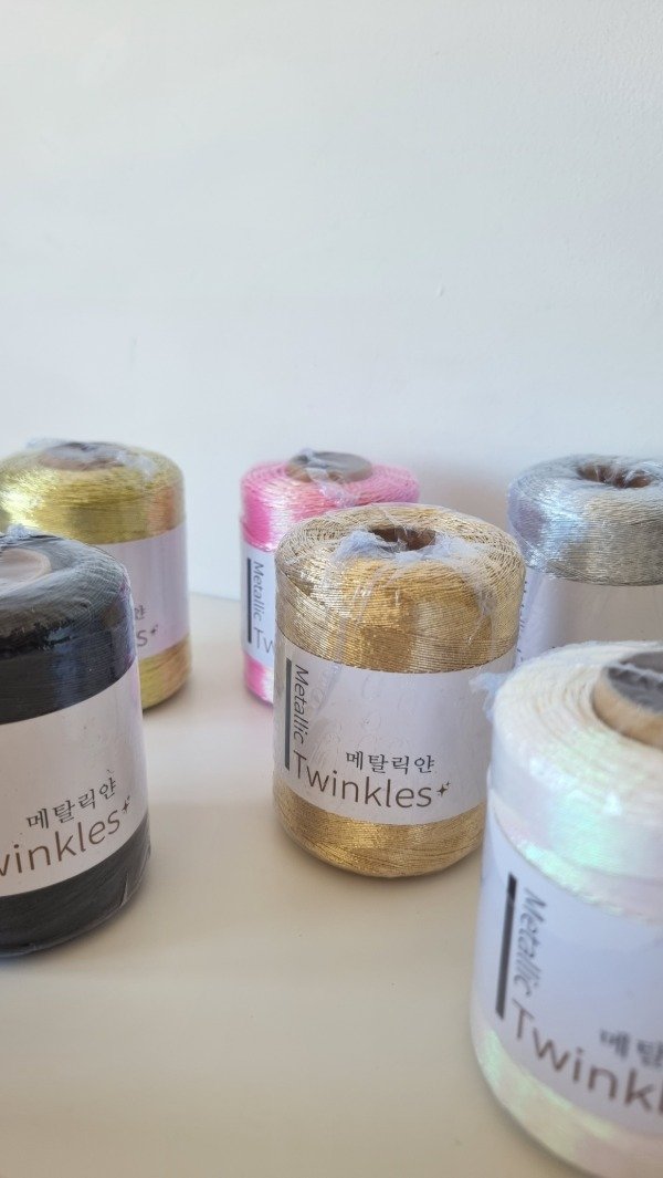 Producto - Hilo importado metalizado TWINKLES (X 10 METROS- de 1 mm)
