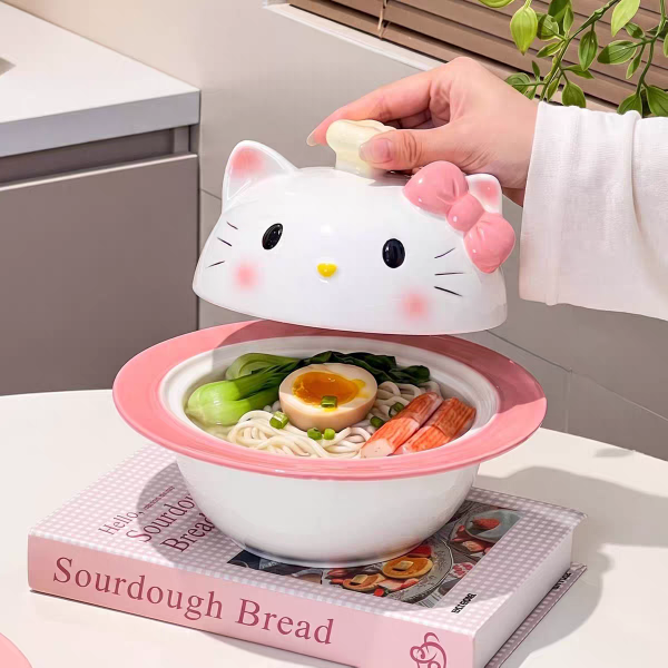 Producto - Bowl con tapa Hello Kitty - 0