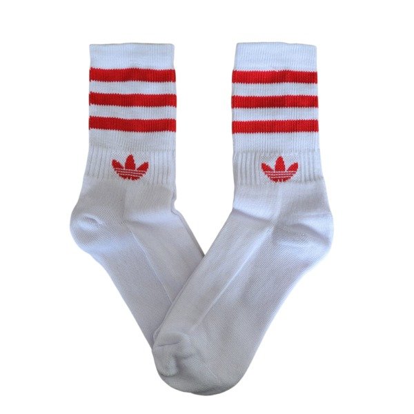 Producto - Adidas toalla blanca rayas rojas