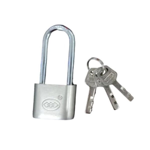 Producto - Candado plateado 50mm Aro largo