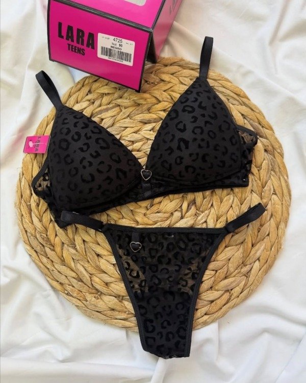 Producto - Triangulito soft print negro T.85