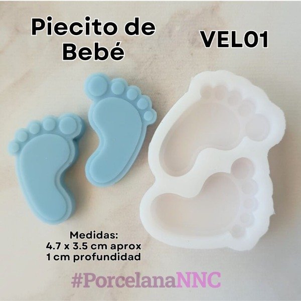 Producto - Piecito de Bebé VEL01