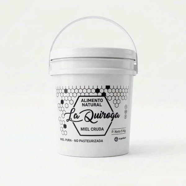 Producto - BALDE  x 5 kg - MIEL CRUDA LA QUIROGA