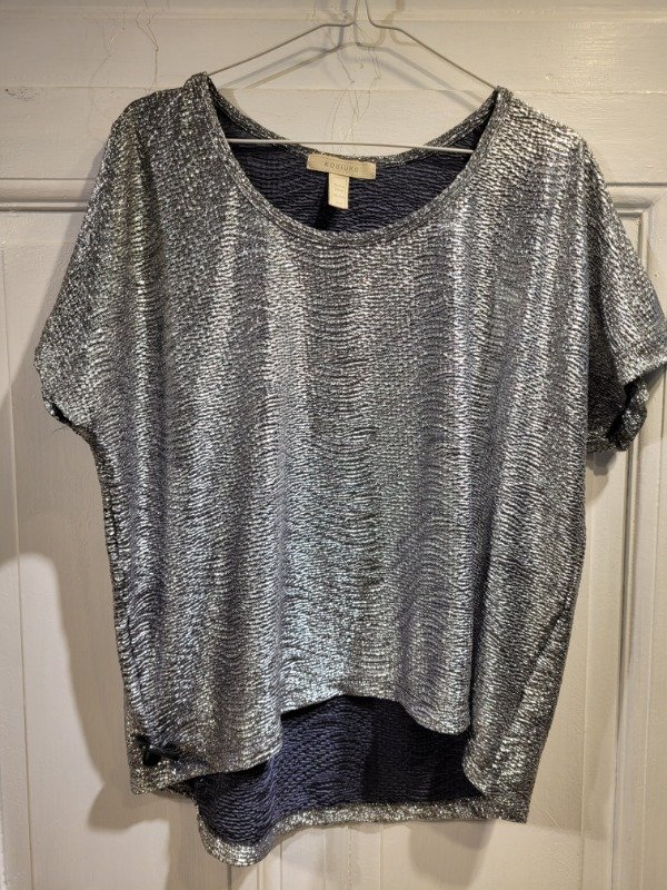 Producto - Remera KOSIUKO plateada Talle S/M - PRECIO: 58X