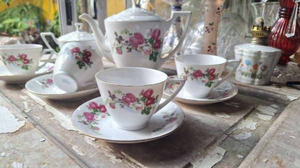Producto - Juego de té porcelana oriental - 1